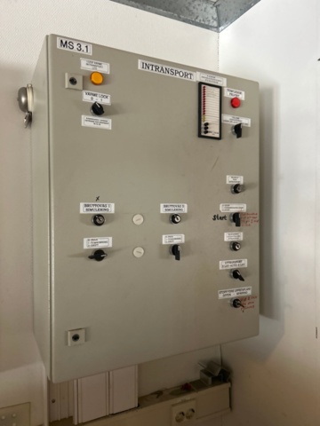 1316027-14 Rullbanor, kedjetransportör, gallerplattfom, kontormodul