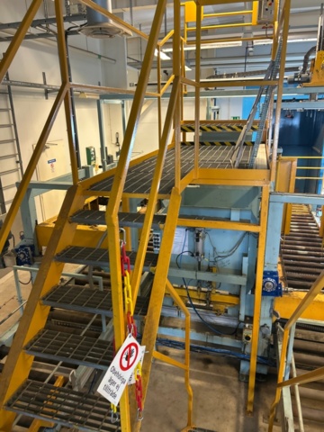 1316027-17 Rullbanor, kedjetransportör, gallerplattfom, kontormodul