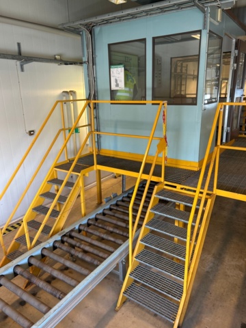 1316027-19 Rullbanor, kedjetransportör, gallerplattfom, kontormodul