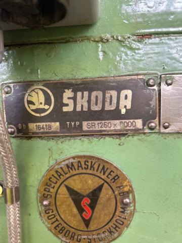 1316043-4 Support lathe Skoda SR1250 x 8000