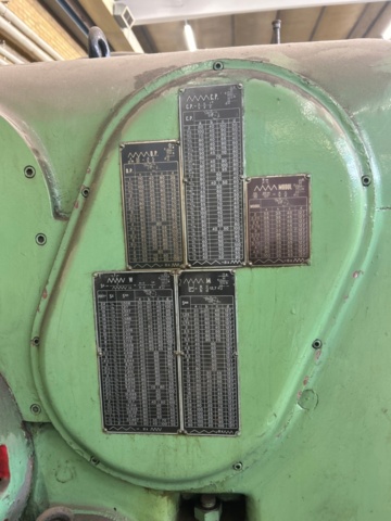 1316043-18 Support lathe Skoda SR1250 x 8000