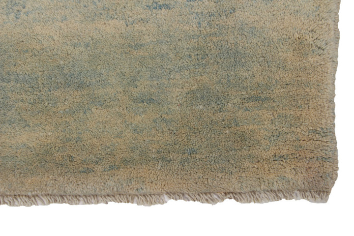 1346685-3 Hand-knotted Oriental rug Gabbeh Shiraz Wool Cream/Blue 165x185cm (750720)