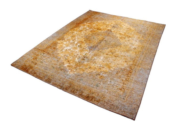 1346687-1 Hand-knotted Oriental Vintage Rug Tabriz Wool 258x338cm (751050)