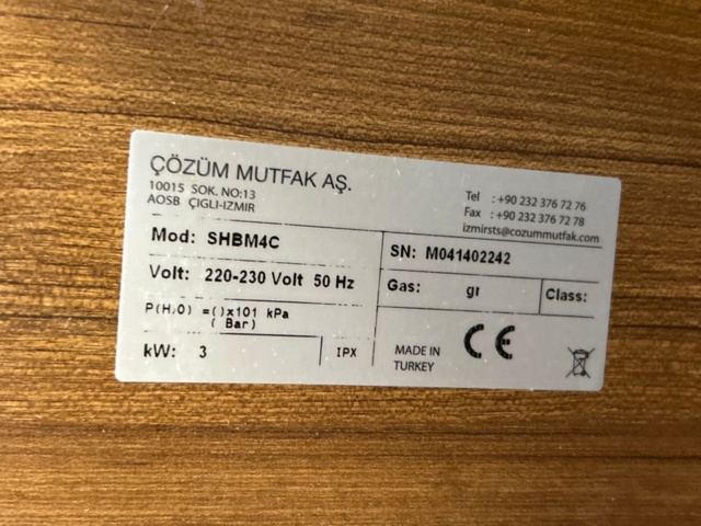 1347574-3 Buffet trolley, heated 1pc, refrigerated 1pc