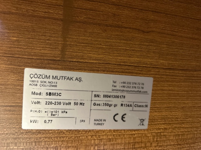 1347574-5 Buffet trolley, heated 1pc, refrigerated 1pc