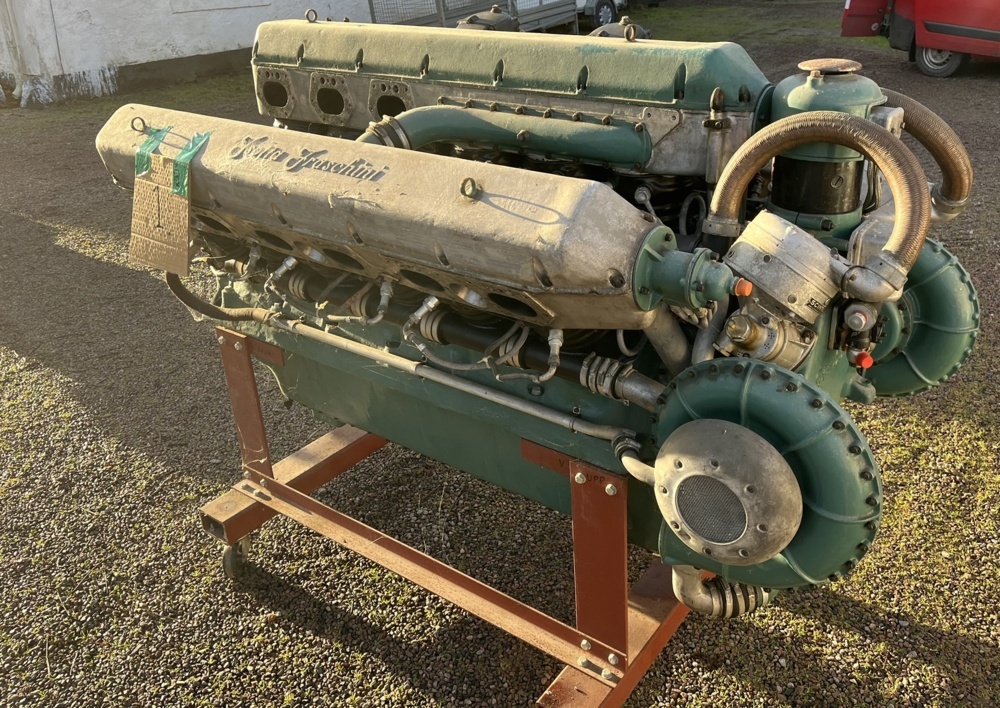 1347598-2 Torpedo boat engine Isotta Fraschini ASM 184