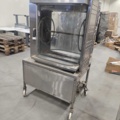 1347577-1 Rotisserie oven - 100x72x167 cm, stainless steel, glass doors, wheels, electrical connection