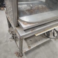 1347577-6 Rotisserie oven - 100x72x167 cm, stainless steel, glass doors, wheels, electrical connection