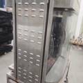 1347577-7 Rotisserie oven - 100x72x167 cm, stainless steel, glass doors, wheels, electrical connection