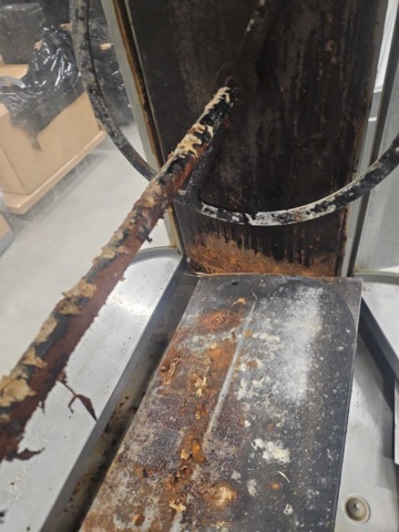 1347577-8 Rotisserie oven - 100x72x167 cm, stainless steel, glass doors, wheels, electrical connection