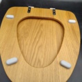 1347680-4 Toilet seat, 3 pcs, Duo bath, wood