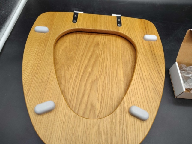 1347680-4 Toilet seat, 3 pcs, Duo bath, wood