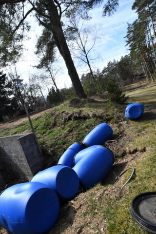 1346292-3 12 plastic barrels unused MAUSER 220L