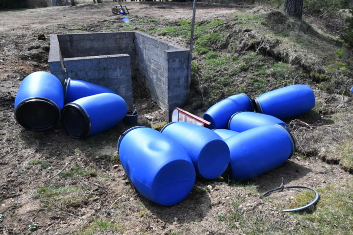 1346292-4 12 plastic barrels unused MAUSER 220L