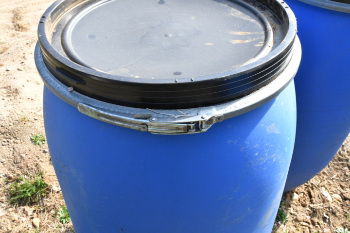 1346292-7 12 plastic barrels unused MAUSER 220L