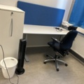 1290121-1 Office workstation - Electric desk, cabinet and office chair