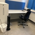 1290121-3 Office workstation - Electric desk, cabinet and office chair
