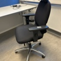 1290121-6 Office workstation - Electric desk, cabinet and office chair