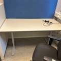 1290121-8 Office workstation - Electric desk, cabinet and office chair
