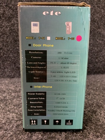 1347852-2 Ringklocka med videofunktion