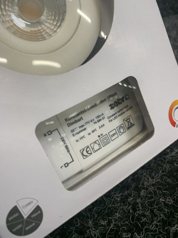 1348903-5 2 st Downlight Zebra Izo 2.0 6.5W LED