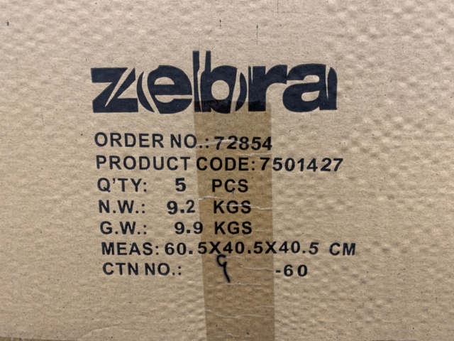 1348244-16 5 ceiling/wall luminaires Zebra EcoLED Maxi PC 23W