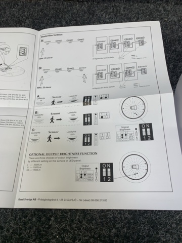 1348260-7 5 ceiling/wall luminaires Zebra EcoLED Maxi PC 23W
