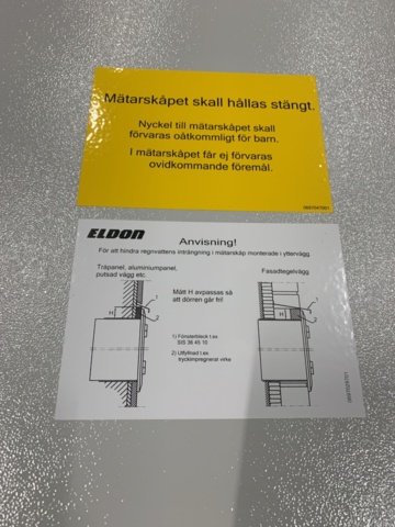 1348431-8 Mätarskåp MIM125, Eldon