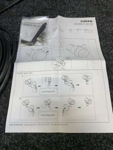 1348907-5 Strålkastare Zebra Sonic LED 36W 3000K Silver