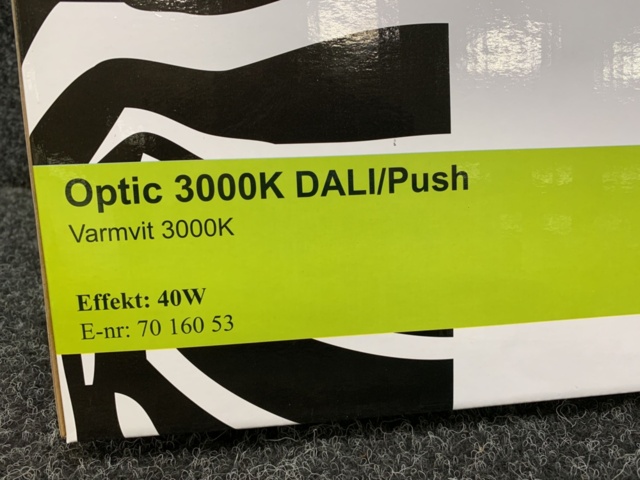 1348951-5 2 st Armaturer Zebra Optic LED 3000K DALI/Push