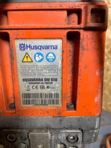 1316060-4 Core drilling machine Husqvarna DM 650