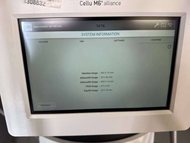 1308832-21 LPG Cellu M6 Alliance Medical – treatment equipment