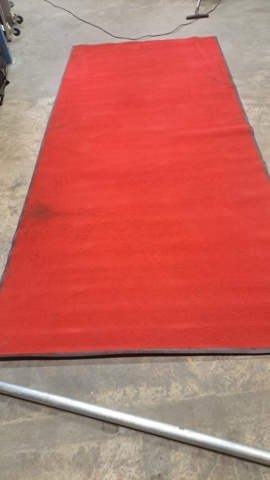 1269287-1 Red carpet, approx. 400x180 cm