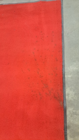 1269287-4 Red carpet, approx. 400x180 cm