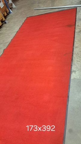 1269287-5 Red carpet, approx. 400x180 cm