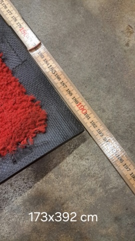 1269286-6 Red carpet, approx. 400x180 cm
