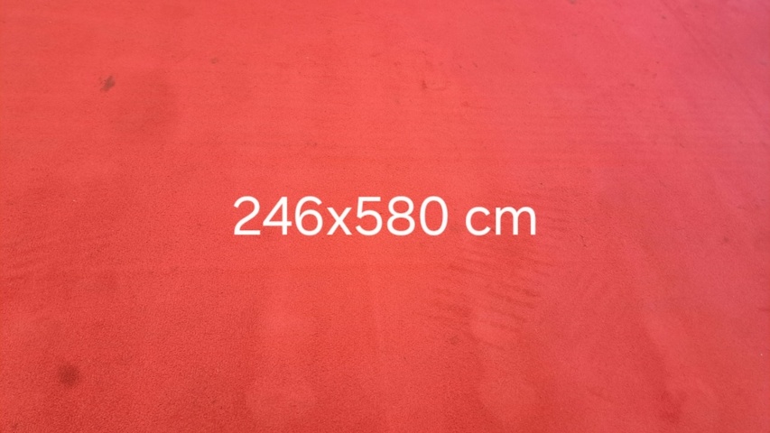 1269289-8 Red carpet, 580x250 cm