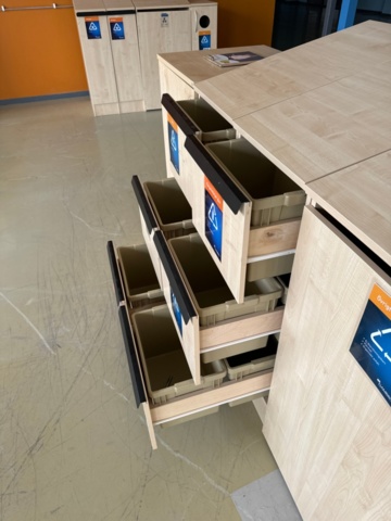 1347795-4 Waste disposal station, 5 pcs.