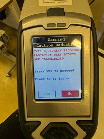 1344773-11 Handhållen XRF-analysator – Thermo Scientific Niton XL3t