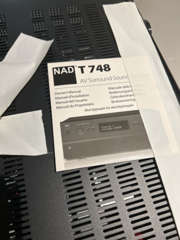 1297258-4 NAD T 748 AV Surround Sound Receiver