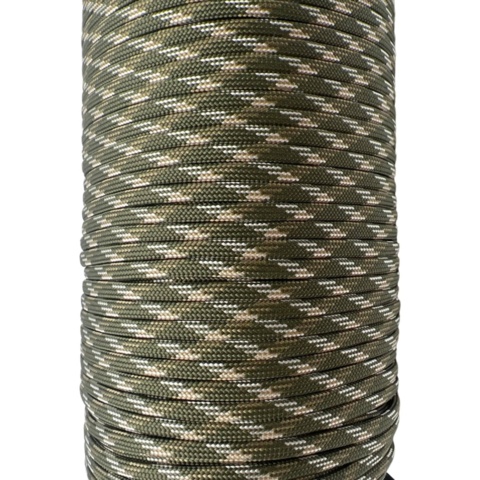 1351120-2 3 pcs Parachute line Paracord 550 100M Green Camo - Free shipping