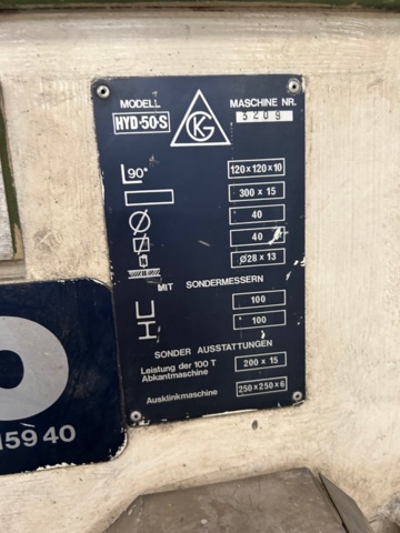 1352568-5 Stans- vals- och fräsmaskin GEKA Hydracrop-50-S