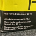 1352549-3 Slangvinda FXA 20m Med Väggfäste Automatisk Upprullning