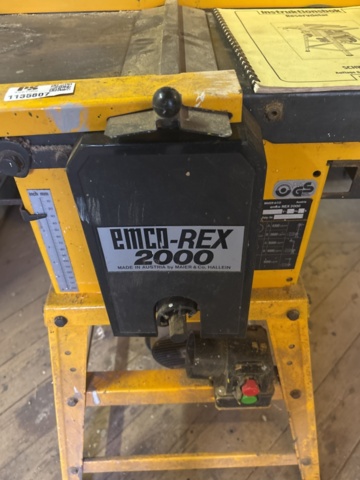 1135807-2 Planer EMCO-Rex 2000. No reserve price!