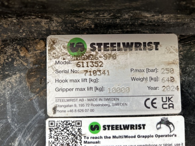 1350433-8 Grip with S-70 mount - Steelwrist SG1532 -2024