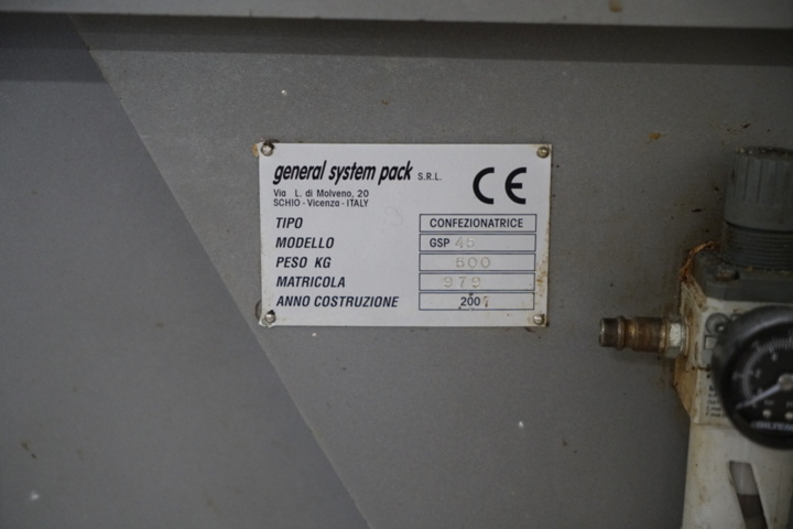 1352609-5 Packaging machine Flowpack General System Pack GSP 45 S – with unloading table