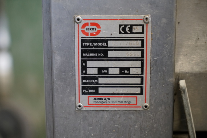 1352636-5 Sheet metal scraping machine – Jeros 5011/658 – Stainless steel industrial model for sheets