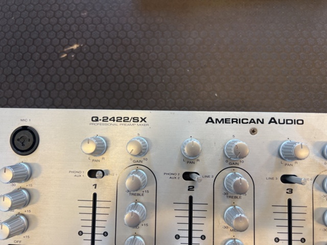 1290189-4 Preamp mixer - American Audio Q-2422/SX