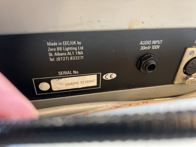 1290239-8 Light mixer table - Zero 88 Lightmaster XLS