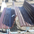 1300630-2 Park benches 2 pieces